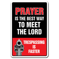 "Meet the Lord" Sign