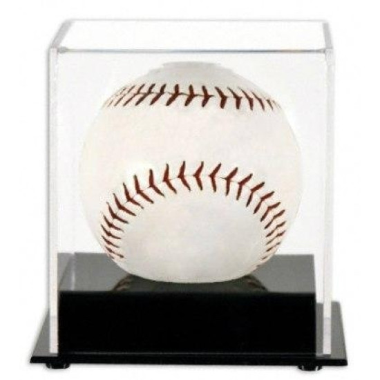 Baseball Acrylic Display Case with Base