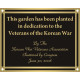 Holly Bronze cast aluminum plaque with raised double border and holes in corners Holly Bronze cast aluminum plaque with raised double border and holes in corners