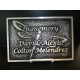 Cast aluminum plaque, rectangular Cast aluminum plaque, rectangular