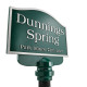 Cast aluminum plaque, rectangular Cast aluminum plaque, rectangular