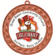  Custom Insert Medal, Bronze - your graphics and text!