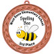  Custom Insert Medal, Bronze - your graphics and text!