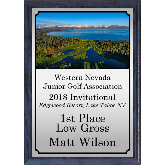Edgewood Tahoe Golf Plaque