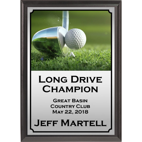 Moment of Contact Golf Plaque