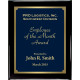 Premium Solid Hardwood Plaque with Blue and Gold Marble Texture Plate Premium Solid Hardwood Plaque with Blue and Gold Marble Texture Plate