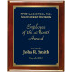 Premium Solid Hardwood Plaque with Blue and Gold Marble Texture Plate Premium Solid Hardwood Plaque with Blue and Gold Marble Texture Plate