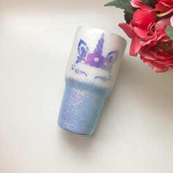 Icy Unicorn Custom Glitter Tumbler Icy Unicorn Custom Glitter Tumbler