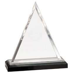 Silver Triangle Impress Acrylic Award