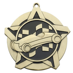 2 1/4" Pinewood Derby Super Star Medal