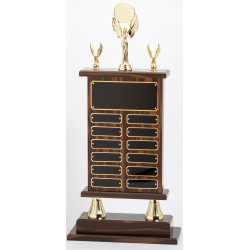 Perpetual Trophy with Engraved Black Plates