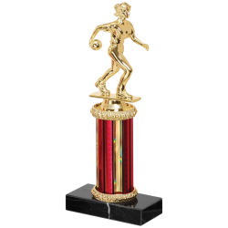 Economy Trophy with Genuine Marble Base and 3” of Column