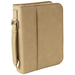 Light Brown Leatherette Book/Bible Cover