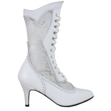 Chapel Bridal Boots, White